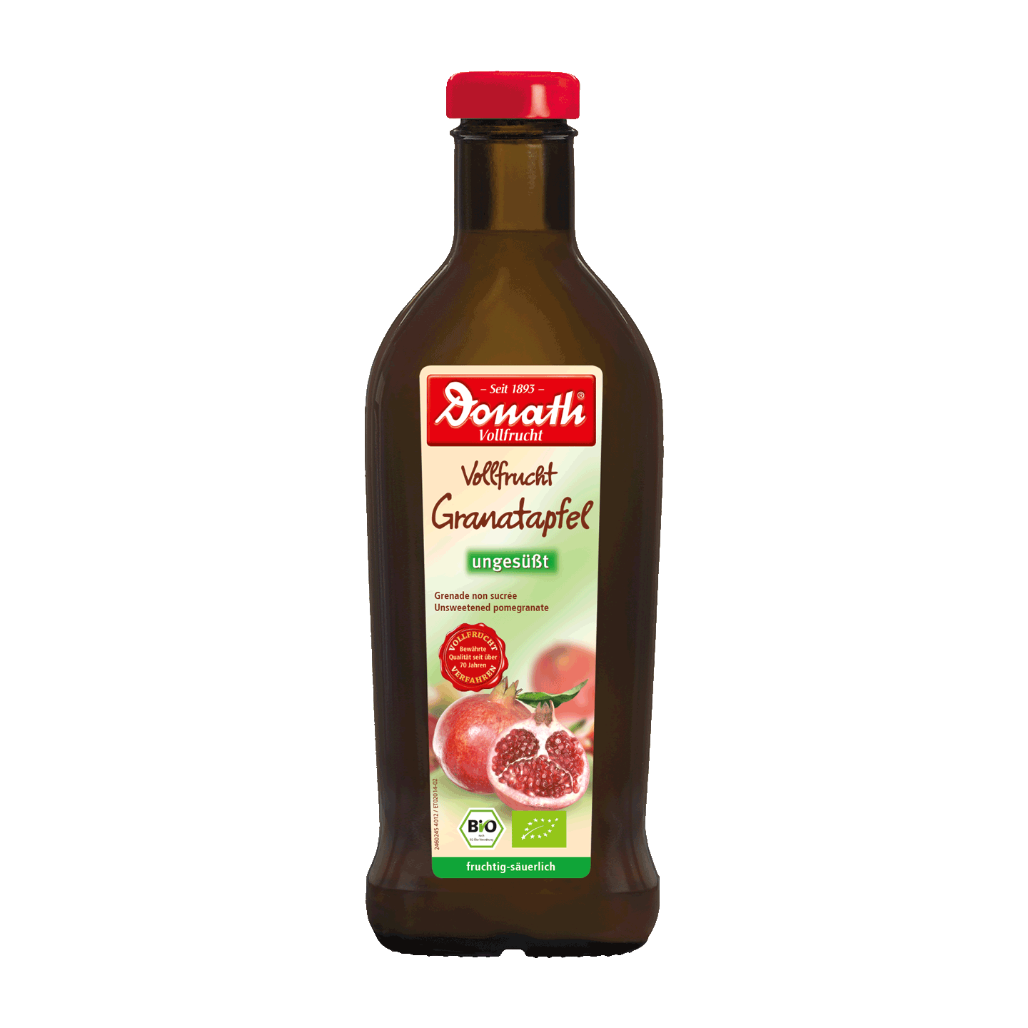 Donath® ORGANIC unsweetend Pomegranate Whole Fruit