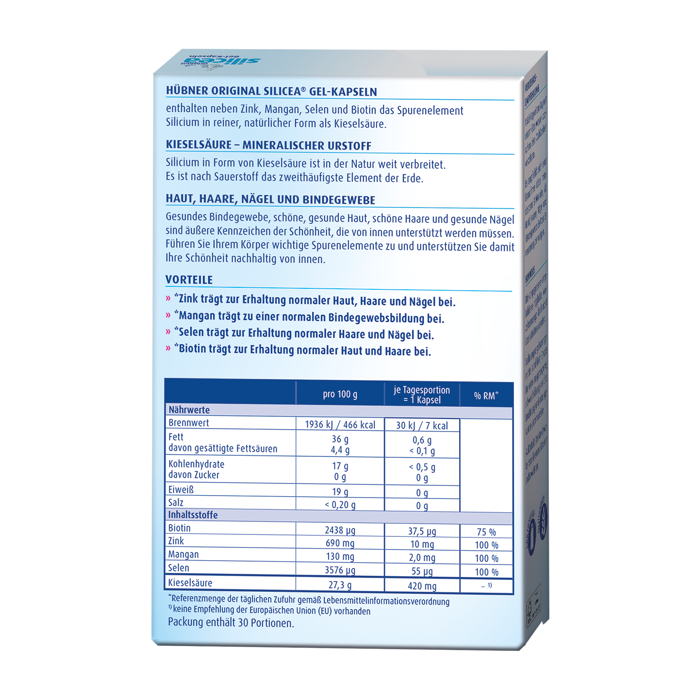  Hübner Original Silicea® Gel Capsules