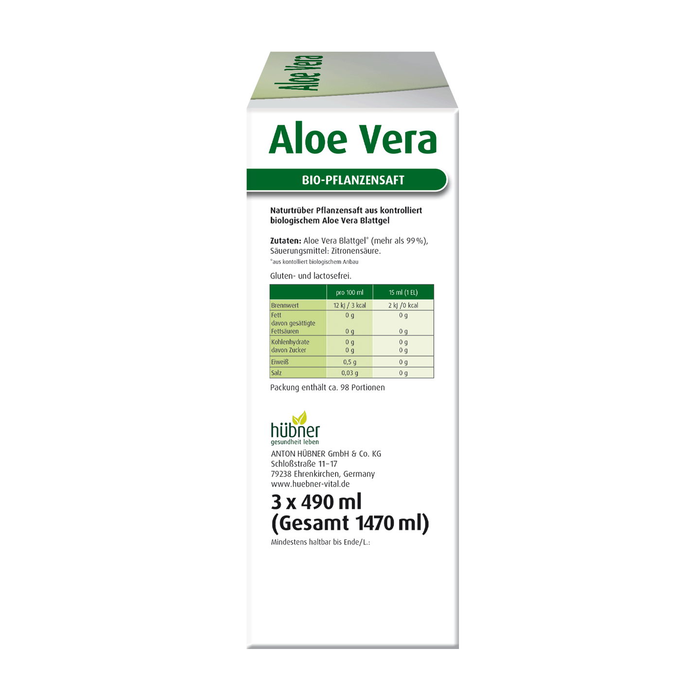 Aloe Vera Organic plant juice