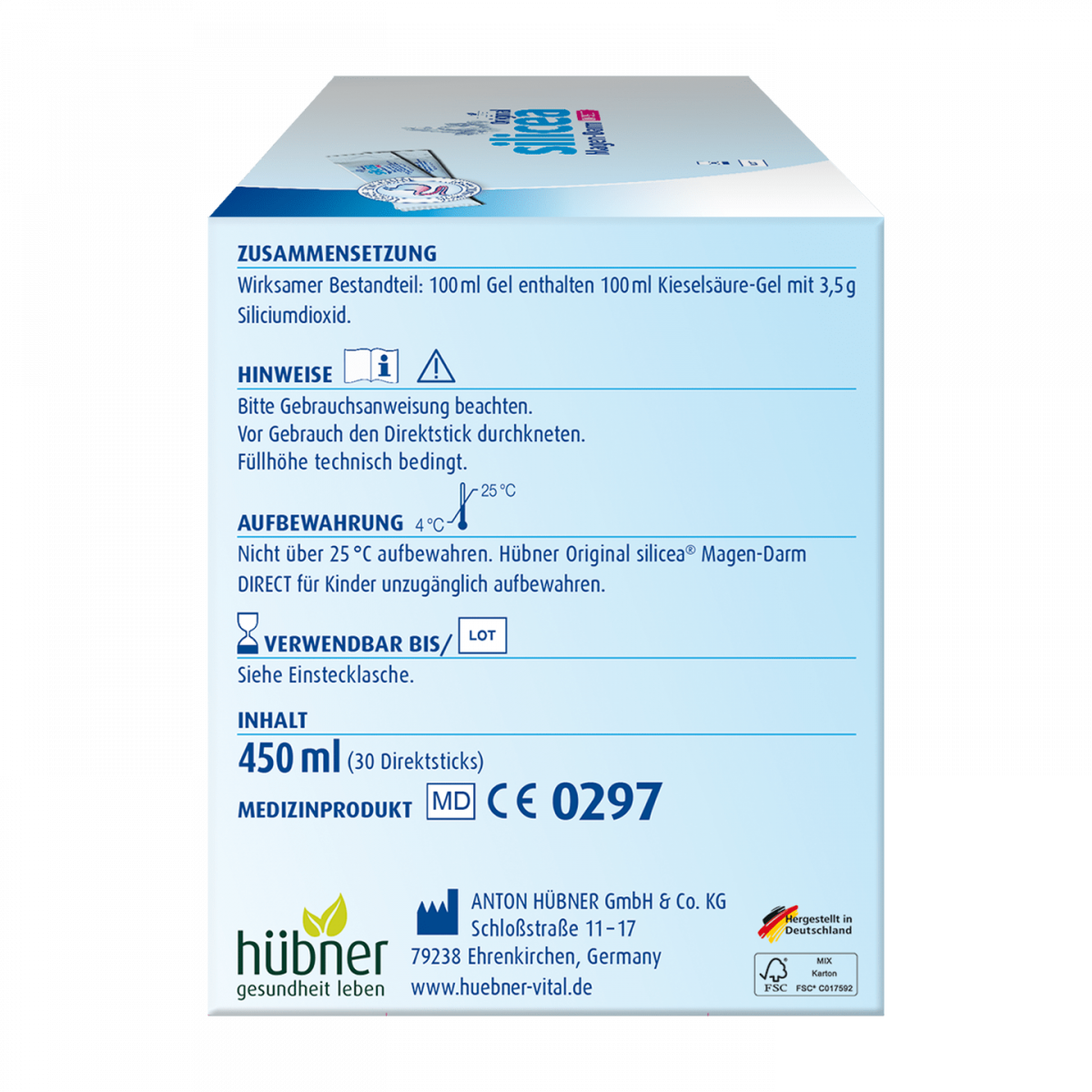 Hübner Original Silicea® Gastro-Intestinal Direct